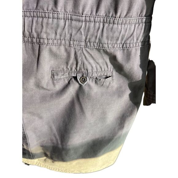 Quick Silver Women’s Dress Army Green SZ M Waist Drawstring Long Sleeves or 1/4 - Picture 13 of 16